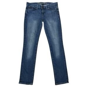 Gap Jeans Women's Sz 4 Blue Low-Rise Premium Skinny Stretch Denim 29" Inseam